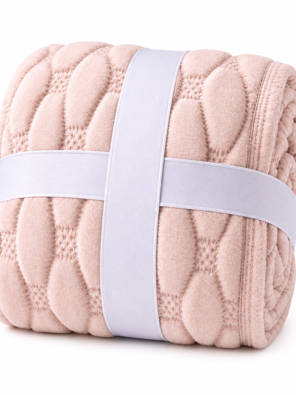 Threshold Blush Pink Throw Blanket 50x60 Quilted Soft Cozy Lightweight NWT